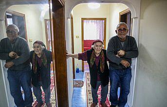 Kastamonu'da 114 yaşındaki Fatime nine oğluyla hayata tutunuyor