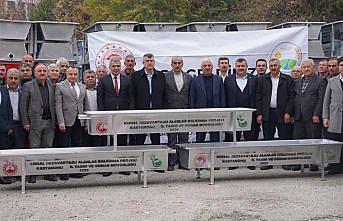 Kastamonu'da mera altyapısını desteklemek için bin sıvat dağıtıldı