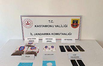 Kastamonu'da uyuşturucuyla yakalanan 9 şüpheli gözaltına alındı