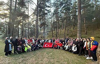 Kunduz Ormanları'nda Cumhuriyet Bayramı doğa yürüyüşü düzenlendi