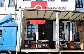 Mecitözü Kaymakamlığından dar gelirli ailelere soba yardımı
