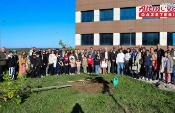 OMÜ'de Diyabet Günü etkinliği kapsamında fidan dikildi