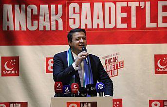 Saadet Partisi Genel Başkanı Arıkan, Rize'de konuştu: