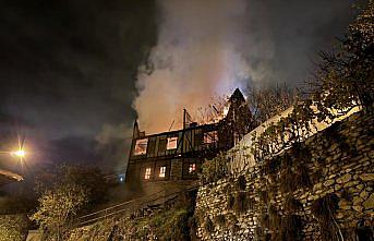 Safranbolu'da tarihi konak yandı