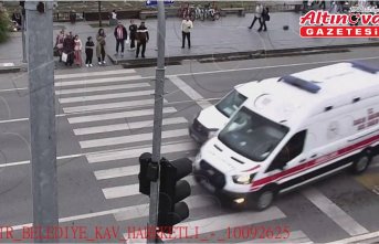 Samsun'daki trafik kazaları KGYS kameralarıyla kaydedildi