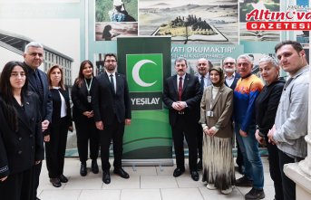 Samsun Valisi Tavlı'dan Yeşilay'a ziyaret