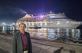 Samsun'a 2025 sezonunda kruvaziyerle  20 bin 887 turist geldi