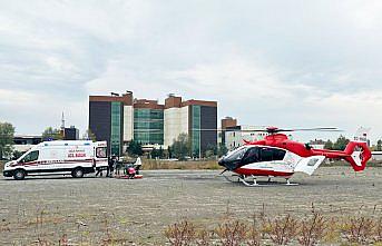 Samsun'da ambulans helikopter kalp pili ihtiyacı olan hasta için havalandı