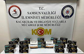 Samsun'da düzenlenen operasyonda 10 bin doldurulmuş makaron ele geçirildi