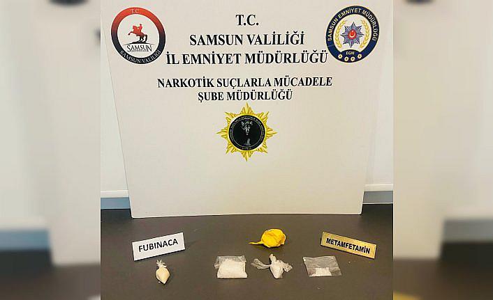 Samsun'da düzenlenen operasyonunda uyuşturucu ele geçirildi