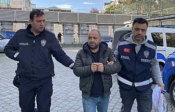 Samsun'da eşini ve çocuklarını darbeden zanlı tutuklandı