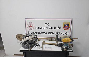 Samsun'da kaçak kazı yapan 7 kişi suçüstü yakalandı