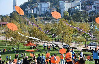 Samsun'da LÖSEV Turuncu Uçurtma Şenliği düzenledi