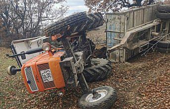 Sinop'ta devrilen traktörün altında kalan kadın öldü