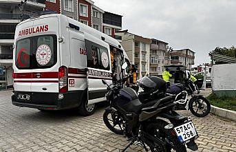 Sinop'ta iki motosikletin çarpıştığı kazada 2 kişi yaralandı