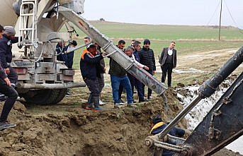 Sungurlu'da ana isale hattı yenileniyor