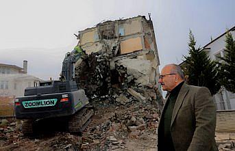Taşköprü Belediye Başkanı Arslan, ilçede yürütülen çalışmaları inceledi