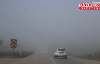 Tokat'ta sis etkili oldu