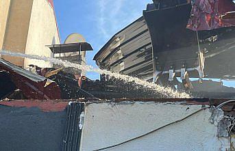 Tokat'ta çıkan yangında tek katlı ev kullanılmaz hale geldi