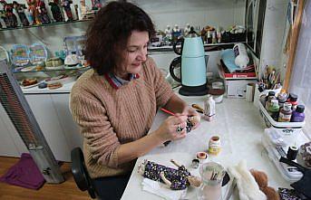 Tokat'ta kadın usta, kişiye özel kitre bebekler tasarlıyor