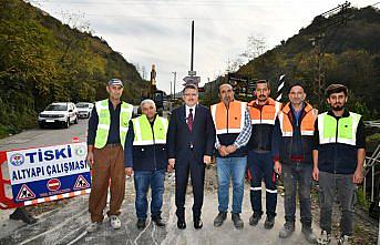 Trabzon'da 1300 metrelik kanalizasyon hattı yapılıyor