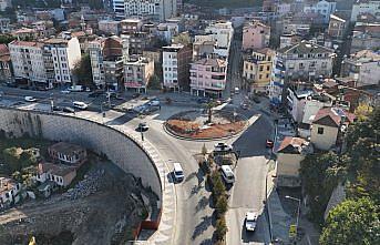 Trabzon'da Esentepe Kavşağı'nın yapım çalışmaları devam ediyor