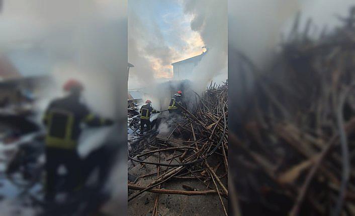 Trabzon'da müstakil evde çıkan yangın söndürüldü