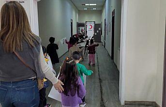 Türk Kızılay'dan Tekkeköy'de kışlık destek ve farkındalık buluşması