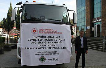 Yağlıdere Belediyesi'ne araç desteği sağlandı