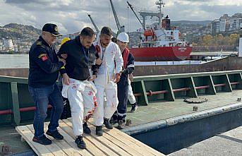 Zonguldak'ta gemi kazası tatbikatı düzenlendi