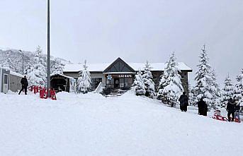 Akdağ Kayak Merkezi'nde kayak sezonu hazırlıkları tamamlandı