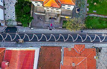 Bafra Belediyesi müze çevresinde yol ve kaldırım düzenlemesi yaptı