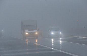 Bolu Dağı'nda sis etkili oldu