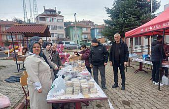Bolu'da SMA hastası Rüzgar bebek için kermes düzenlendi