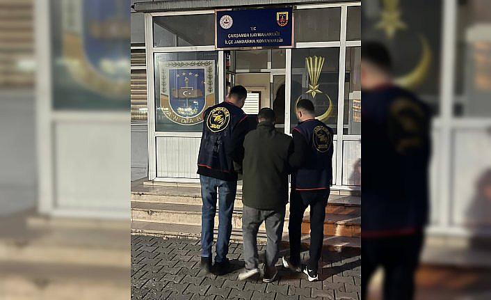 Çarşamba'da 8 yıl hapis cezasıyla aranan hükümlü yakalandı
