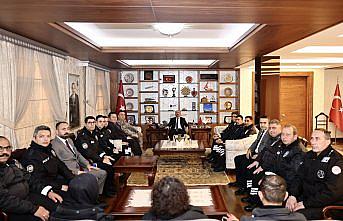 Çorum Valisi Çalgan, genel kolluk ve özel güvenlik görevlilerini kabul etti