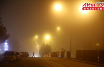 Çorum’da sis etkili oldu