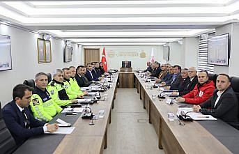 Çorum'da kış mevsiminde alınacak tedbirler kararlaştırıldı