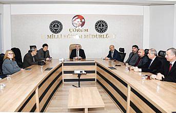 Çorum'da Türkiye Yüzyılı Maarif Modeli değerlendirme toplantısı yapıldı