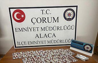 Çorum'da üzerinde uyuşturucu bulunan zanlı gözaltına alındı