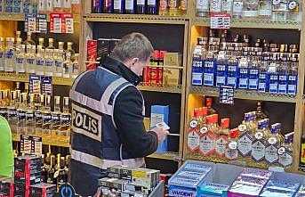 Gümüşhacıköy'de alkollü ürün satışı yapılan iş yerlerine denetim