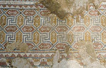 Hadrianopolis Antik Kenti'nde zemini mozaiklerle süslenmiş kabul salonu gün yüzüne çıkarıldı