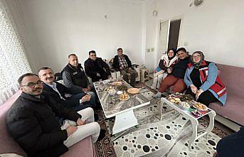 Havza Kaymakamı Ayvat'tan özel bireylere ev ziyareti