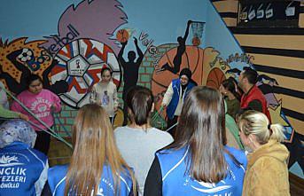 Havza'da gönüllüler özel öğrencilerle buluştu