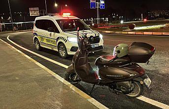 Karabük'te devrilen motosikletin sürücüsü ağır yaralandı