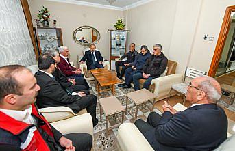 Kastamonu Valisi Dallı Kıbrıs gazisi Büyükoğlu'nu ziyaret etti