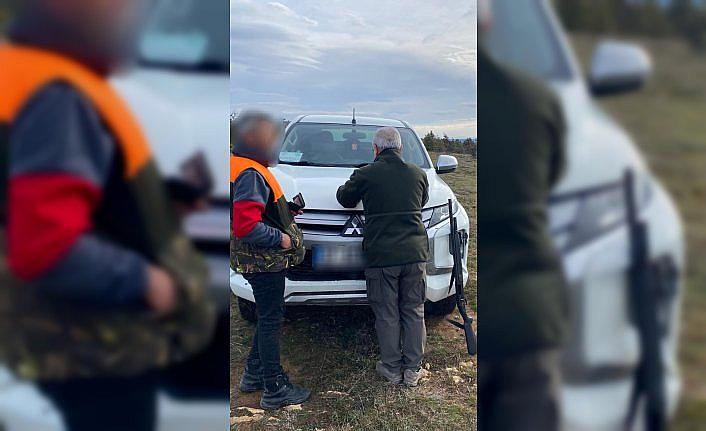 Kastamonu'da dronla tespit edilen kaçak avcılara 39 bin lira ceza uygulandı