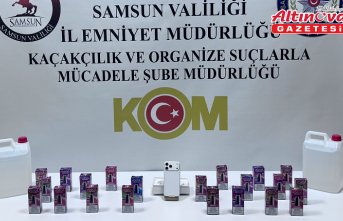 Samsun'da kaçakçılık operasyonunda 3 zanlı yakalandı