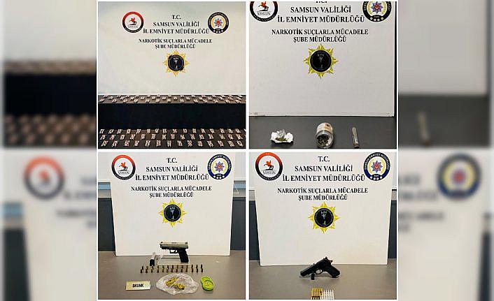Samsun'da düzenlenen uyuşturucu operasyonunda 5 zanlı yakalandı