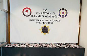 Samsun'da ikametinde 10 binden fazla sentetik uyuşturucu bulunan zanlı yakalandı